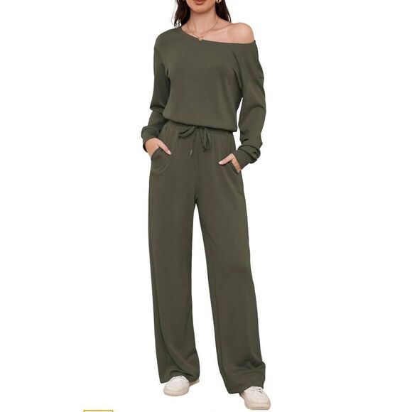 Casly Lamiit Jumpsuit Size Small One Piece Army Green - Picture 5 of 8